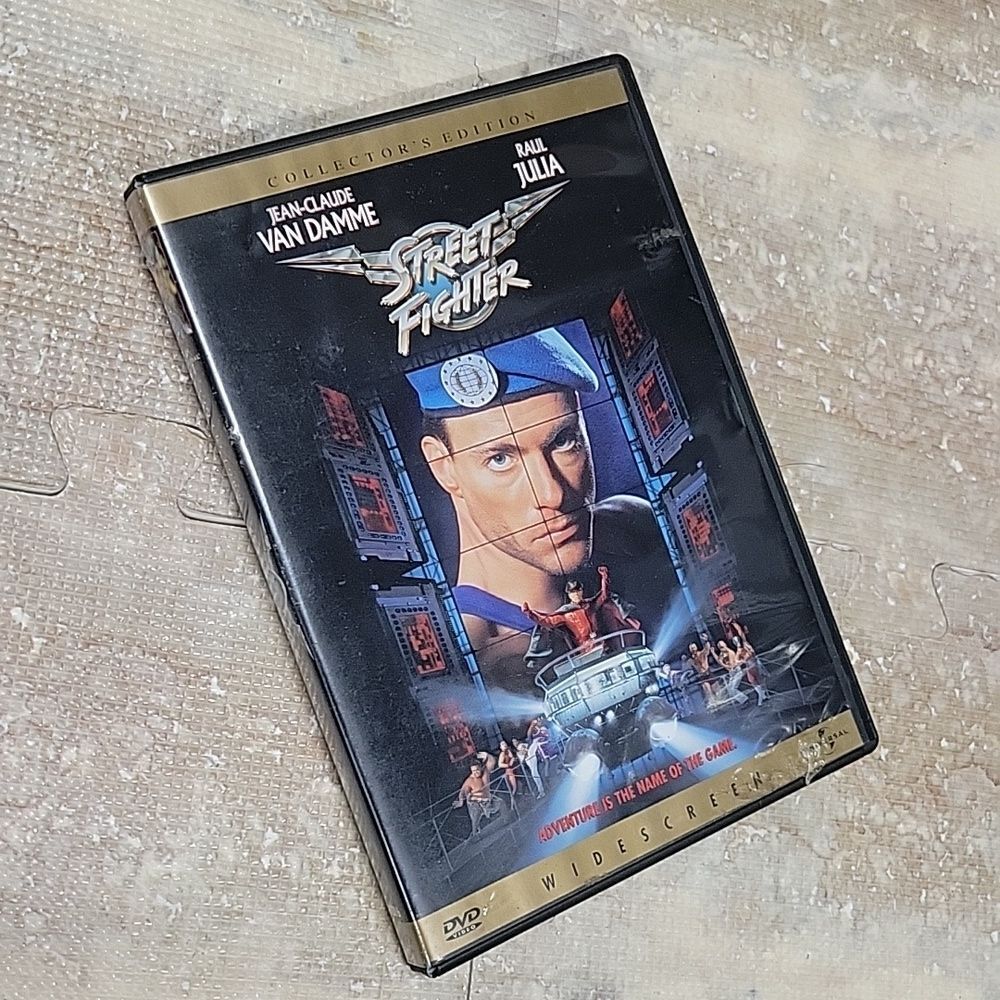 UNIVERSAL STREET FIGHTER DVD W/ JEAN-CLAUDE VAN DAMME COLLECTION EDITION